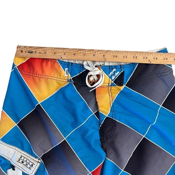 Billabong Mens Boardshorts Platinum Quad Stretch Colourblock Size 32 - Picture 5 of 8